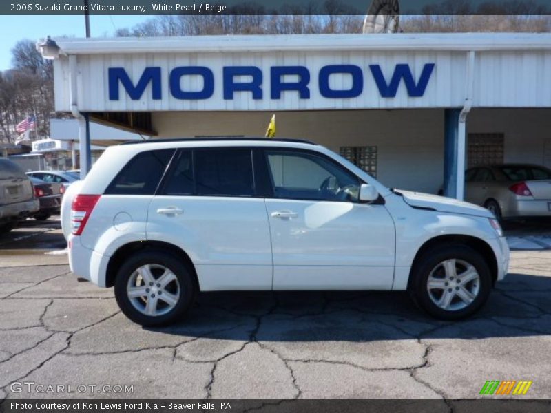 White Pearl / Beige 2006 Suzuki Grand Vitara Luxury