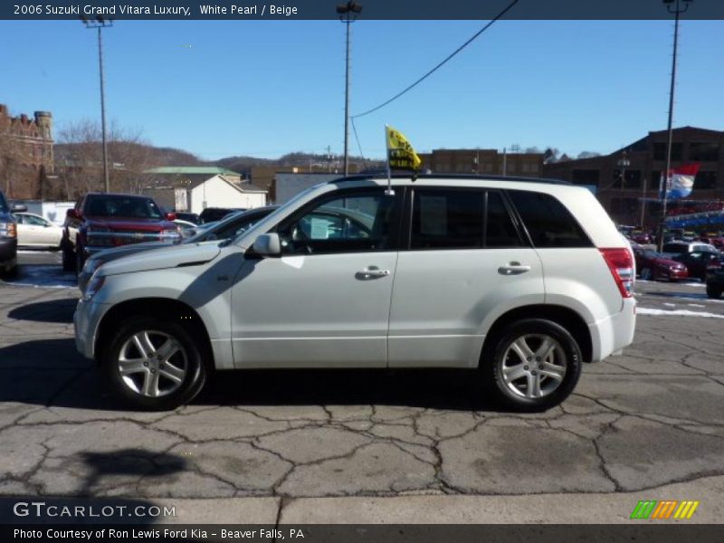 White Pearl / Beige 2006 Suzuki Grand Vitara Luxury