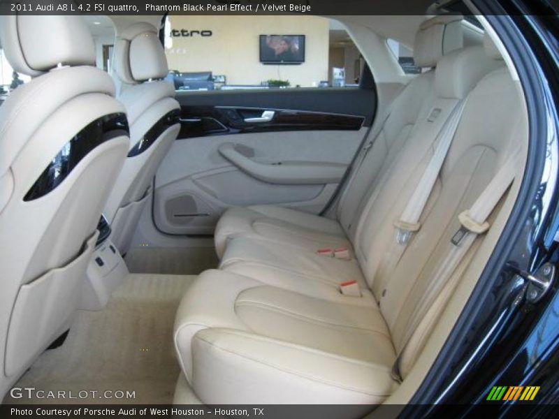  2011 A8 L 4.2 FSI quattro Velvet Beige Interior