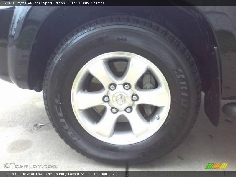 Black / Dark Charcoal 2008 Toyota 4Runner Sport Edition