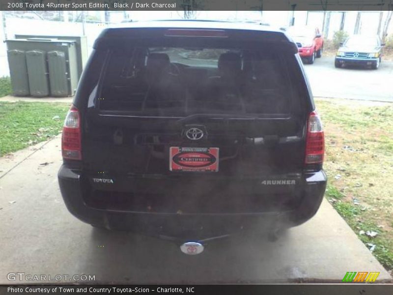 Black / Dark Charcoal 2008 Toyota 4Runner Sport Edition