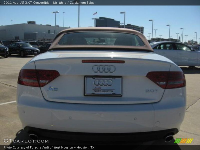 Ibis White / Cardamom Beige 2011 Audi A5 2.0T Convertible