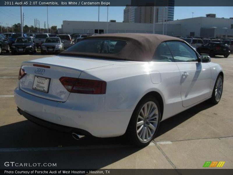 Ibis White / Cardamom Beige 2011 Audi A5 2.0T Convertible