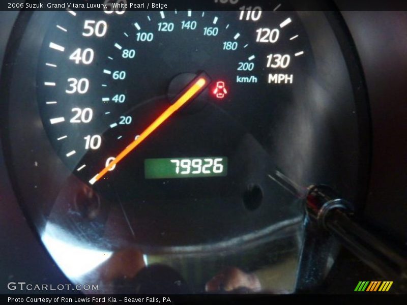 White Pearl / Beige 2006 Suzuki Grand Vitara Luxury