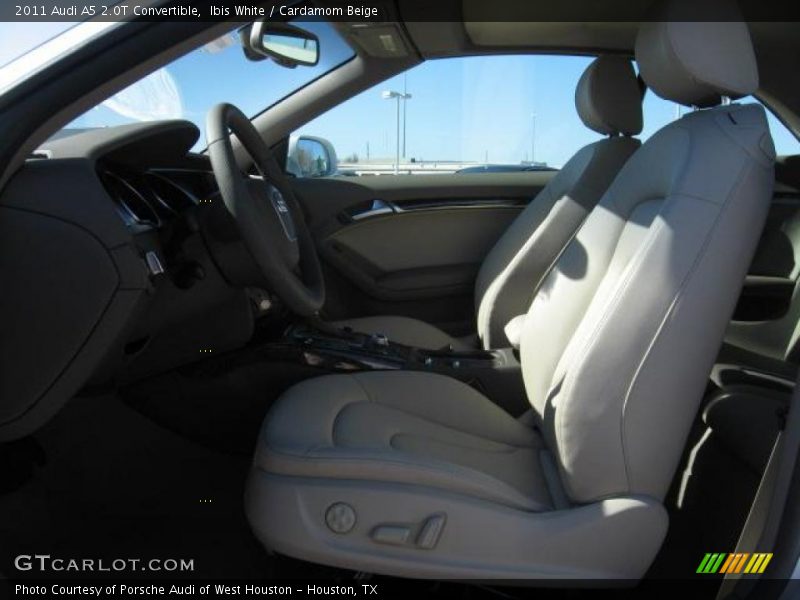 Ibis White / Cardamom Beige 2011 Audi A5 2.0T Convertible