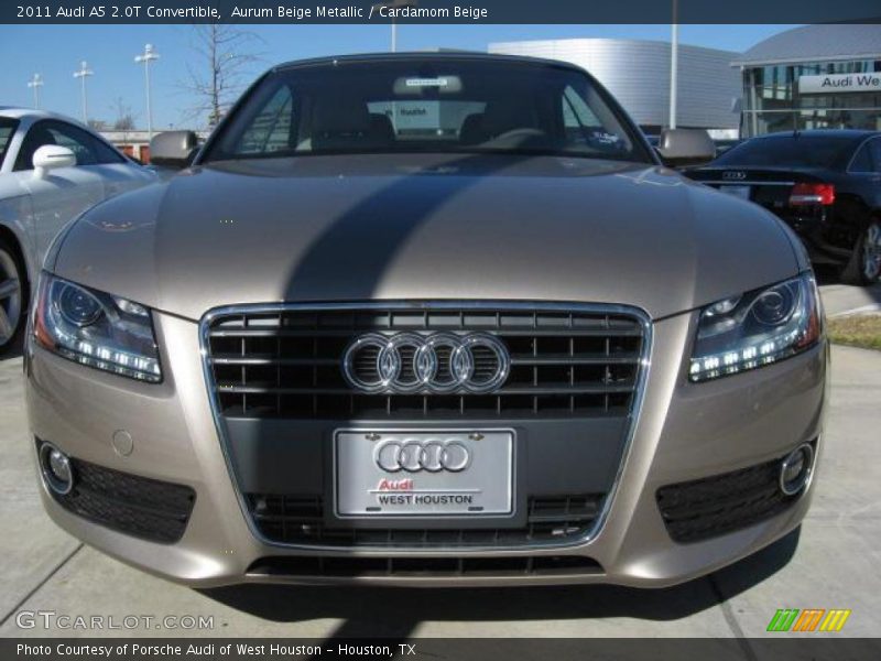 Aurum Beige Metallic / Cardamom Beige 2011 Audi A5 2.0T Convertible