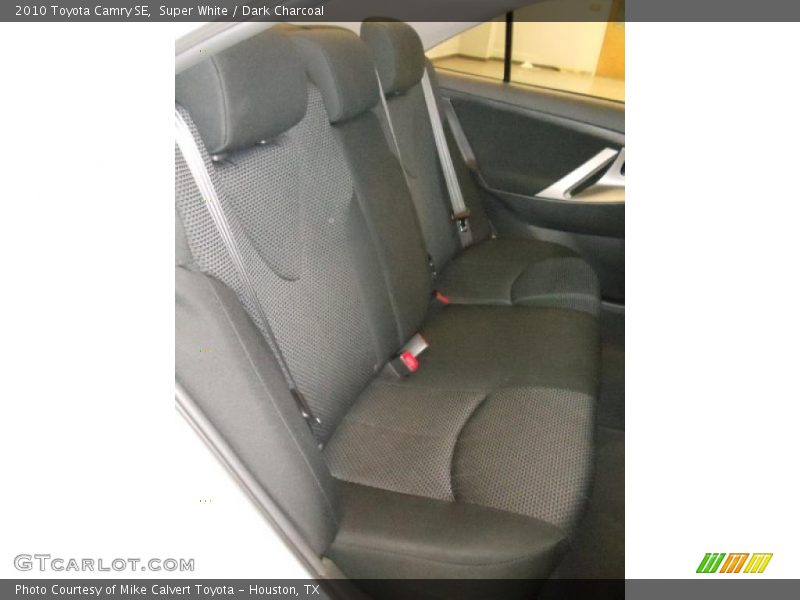 Super White / Dark Charcoal 2010 Toyota Camry SE