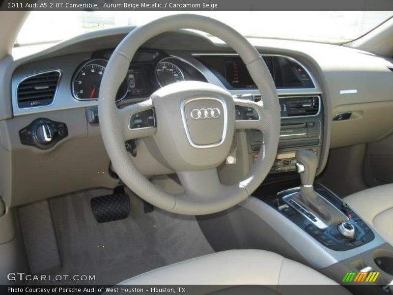Dashboard of 2011 A5 2.0T Convertible