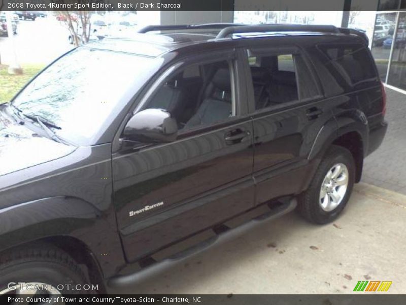 Black / Dark Charcoal 2008 Toyota 4Runner Sport Edition
