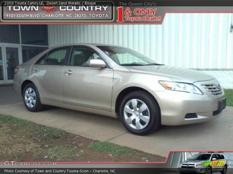 Desert Sand Metallic / Bisque 2009 Toyota Camry LE