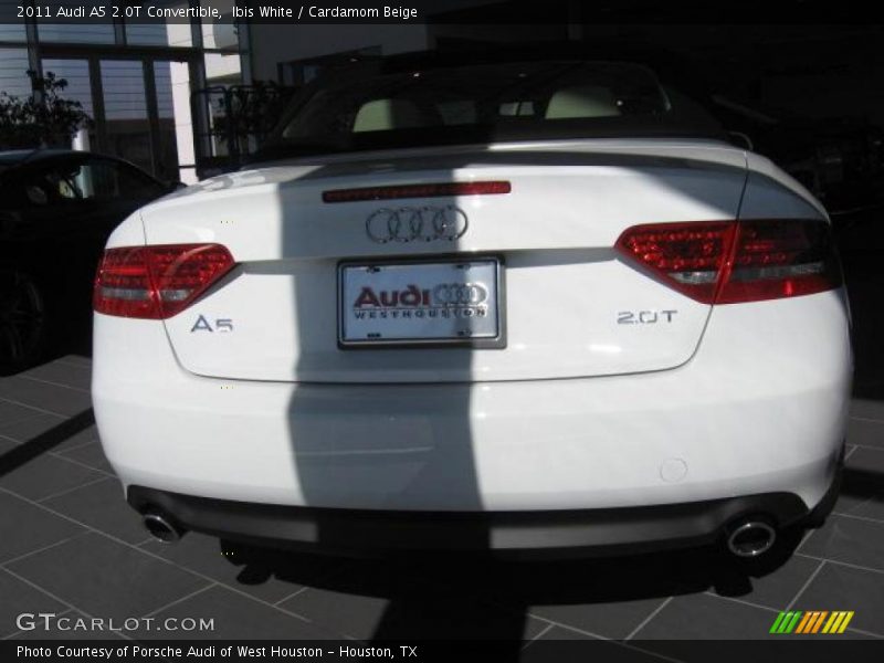 Ibis White / Cardamom Beige 2011 Audi A5 2.0T Convertible