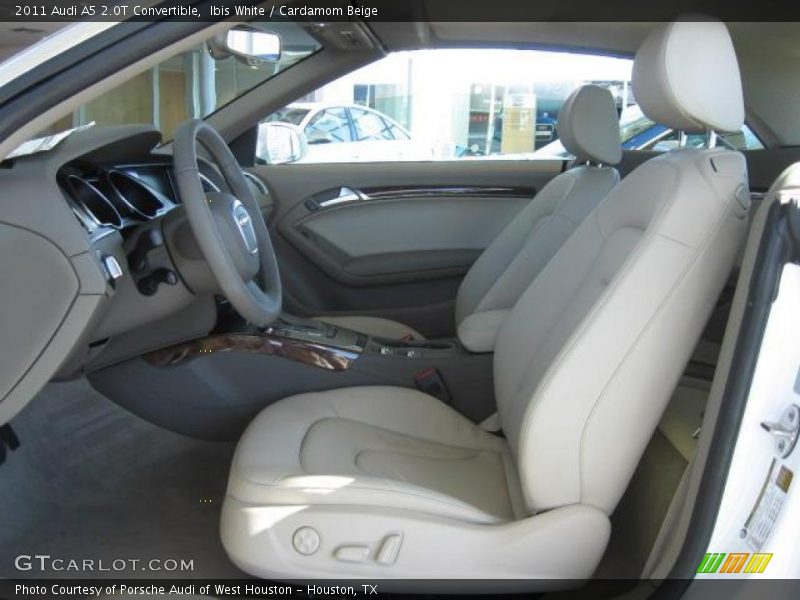 Ibis White / Cardamom Beige 2011 Audi A5 2.0T Convertible