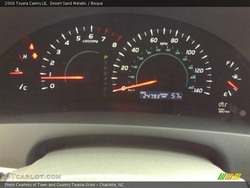 Desert Sand Metallic / Bisque 2009 Toyota Camry LE