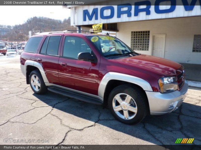 Red Jewel / Ebony 2008 Chevrolet TrailBlazer LT 4x4