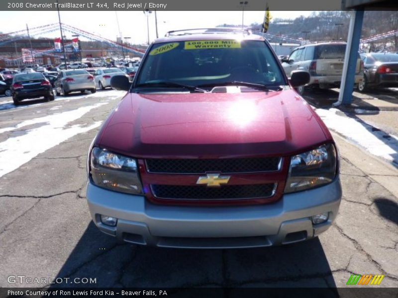Red Jewel / Ebony 2008 Chevrolet TrailBlazer LT 4x4
