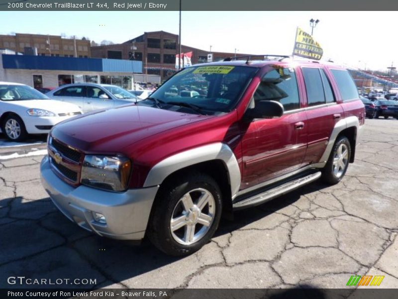 Red Jewel / Ebony 2008 Chevrolet TrailBlazer LT 4x4