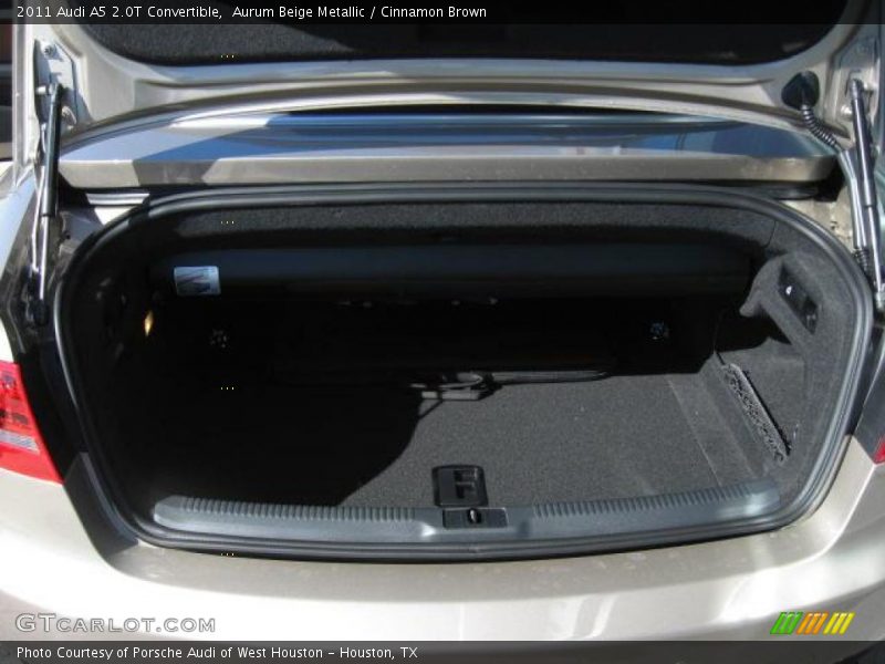 Aurum Beige Metallic / Cinnamon Brown 2011 Audi A5 2.0T Convertible