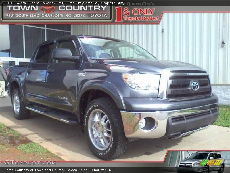 Slate Gray Metallic / Graphite Gray 2010 Toyota Tundra CrewMax 4x4