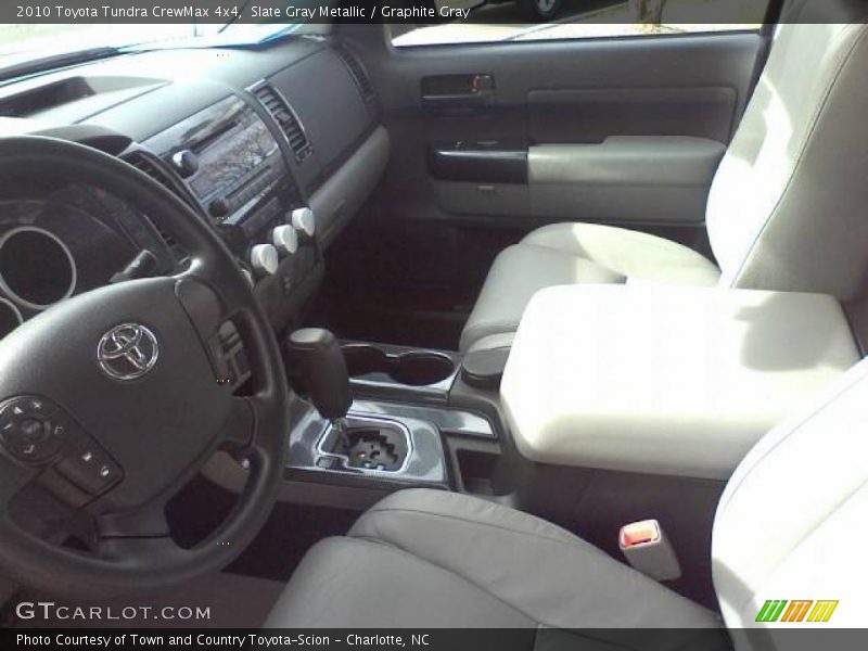 Slate Gray Metallic / Graphite Gray 2010 Toyota Tundra CrewMax 4x4