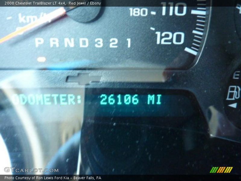 Red Jewel / Ebony 2008 Chevrolet TrailBlazer LT 4x4