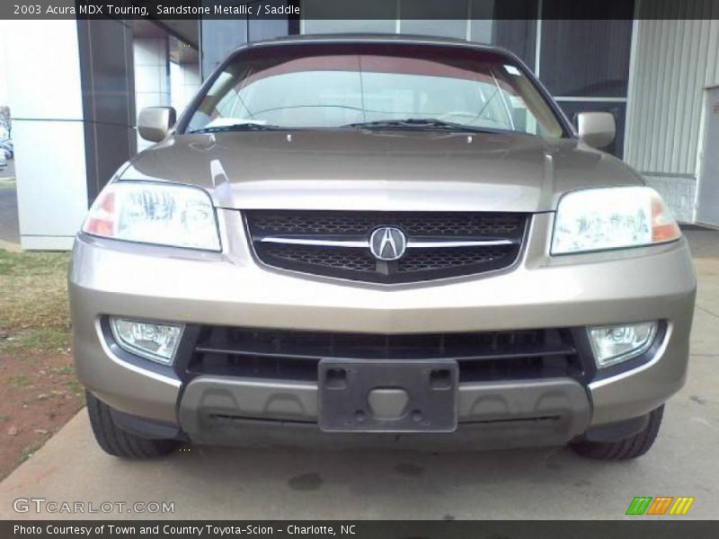 Sandstone Metallic / Saddle 2003 Acura MDX Touring