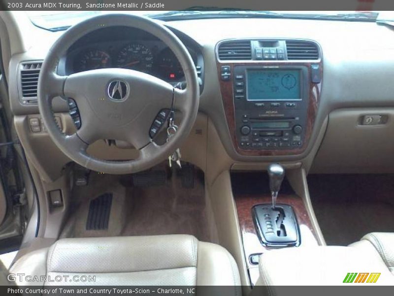 Sandstone Metallic / Saddle 2003 Acura MDX Touring