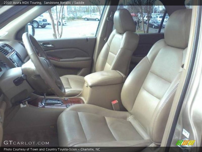 Sandstone Metallic / Saddle 2003 Acura MDX Touring