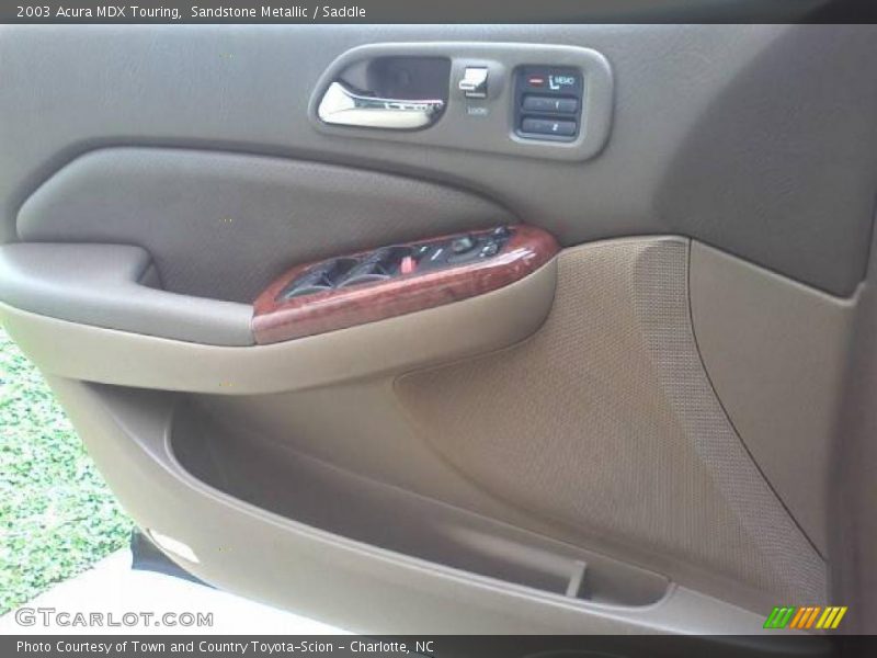 Sandstone Metallic / Saddle 2003 Acura MDX Touring