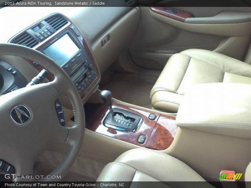 Sandstone Metallic / Saddle 2003 Acura MDX Touring