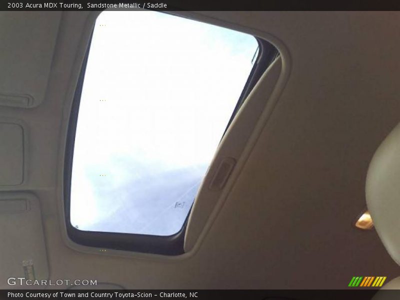 Sandstone Metallic / Saddle 2003 Acura MDX Touring