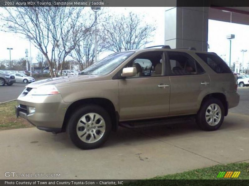 Sandstone Metallic / Saddle 2003 Acura MDX Touring