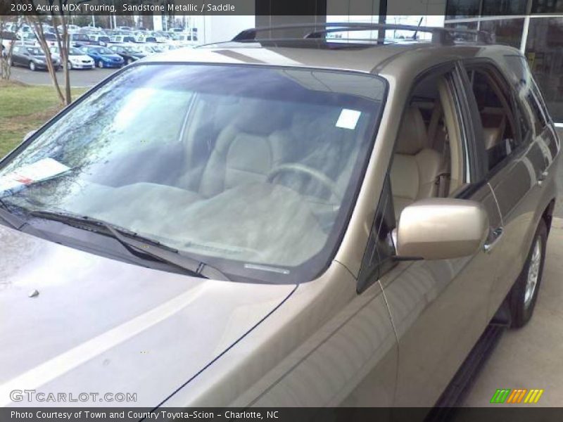 Sandstone Metallic / Saddle 2003 Acura MDX Touring