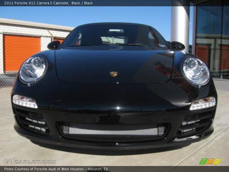 Black / Black 2011 Porsche 911 Carrera S Cabriolet