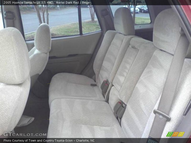 Merlot Dark Red / Beige 2005 Hyundai Santa Fe LX 3.5 4WD