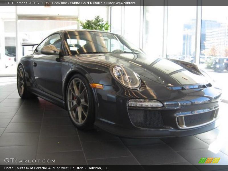 Grey Black/White Gold Metallic / Black w/Alcantara 2011 Porsche 911 GT3 RS