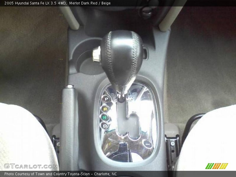 Merlot Dark Red / Beige 2005 Hyundai Santa Fe LX 3.5 4WD