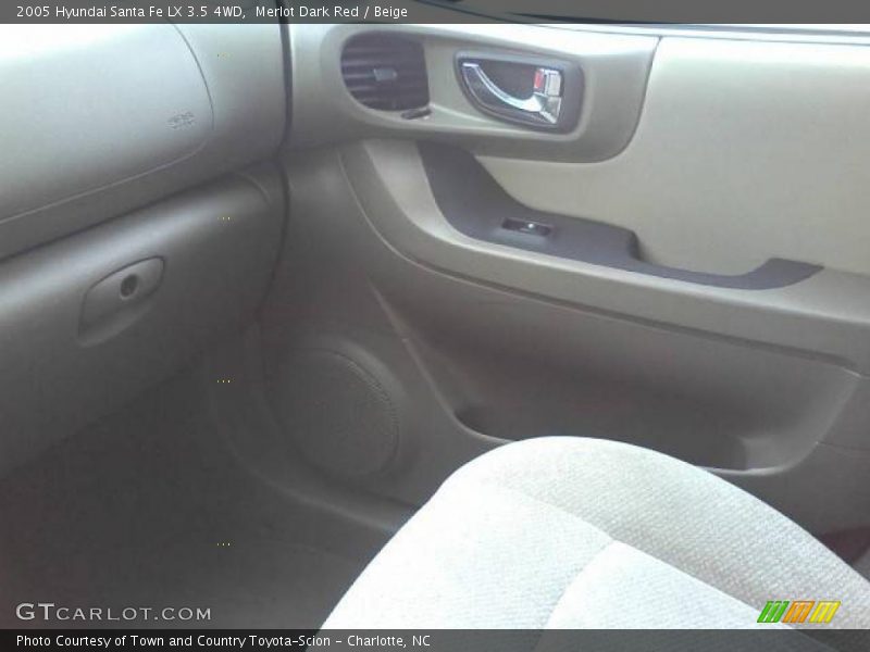 Merlot Dark Red / Beige 2005 Hyundai Santa Fe LX 3.5 4WD