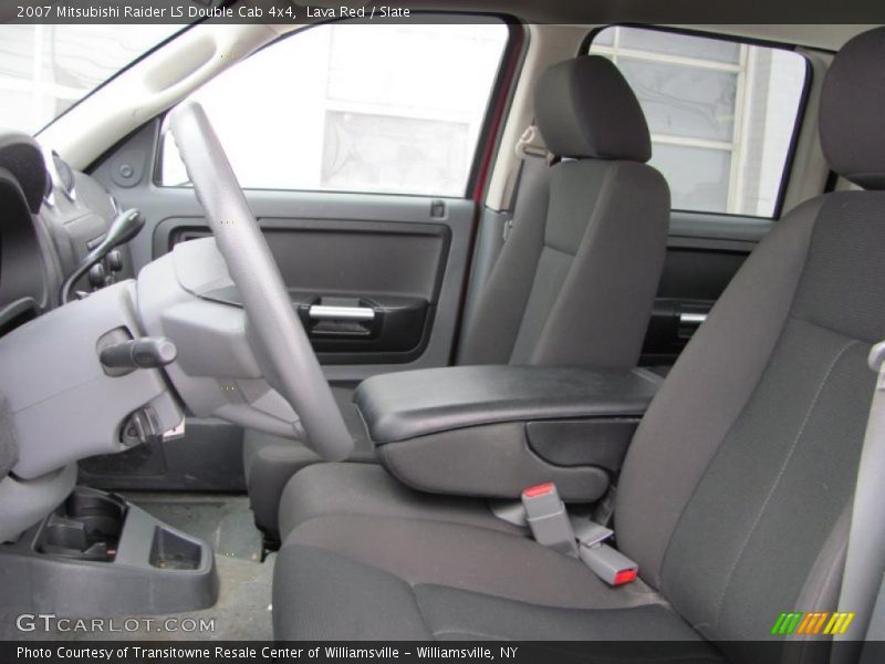 Lava Red / Slate 2007 Mitsubishi Raider LS Double Cab 4x4