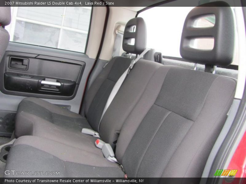 Lava Red / Slate 2007 Mitsubishi Raider LS Double Cab 4x4