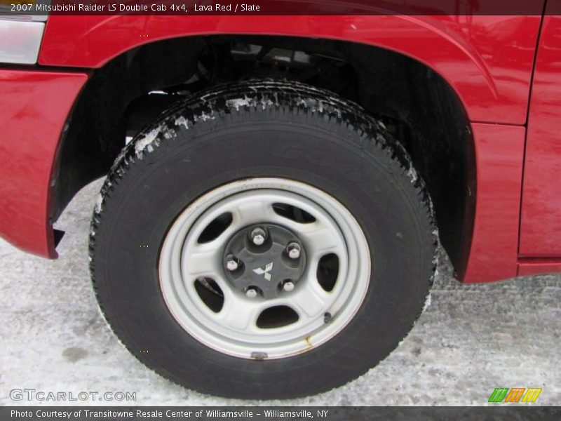 Lava Red / Slate 2007 Mitsubishi Raider LS Double Cab 4x4
