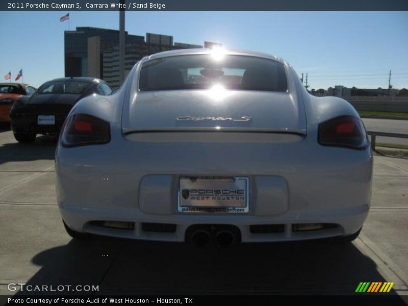 Carrara White / Sand Beige 2011 Porsche Cayman S