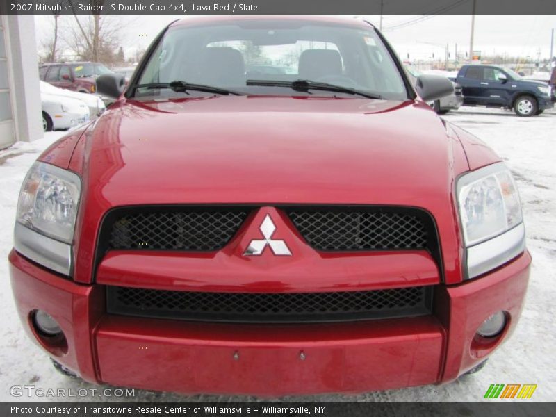 Lava Red / Slate 2007 Mitsubishi Raider LS Double Cab 4x4
