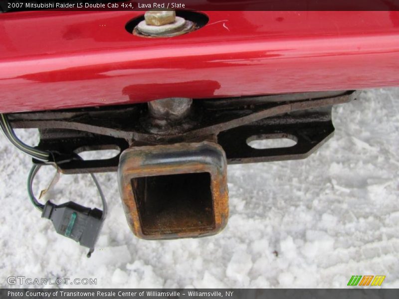 Lava Red / Slate 2007 Mitsubishi Raider LS Double Cab 4x4
