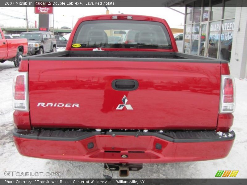 Lava Red / Slate 2007 Mitsubishi Raider LS Double Cab 4x4