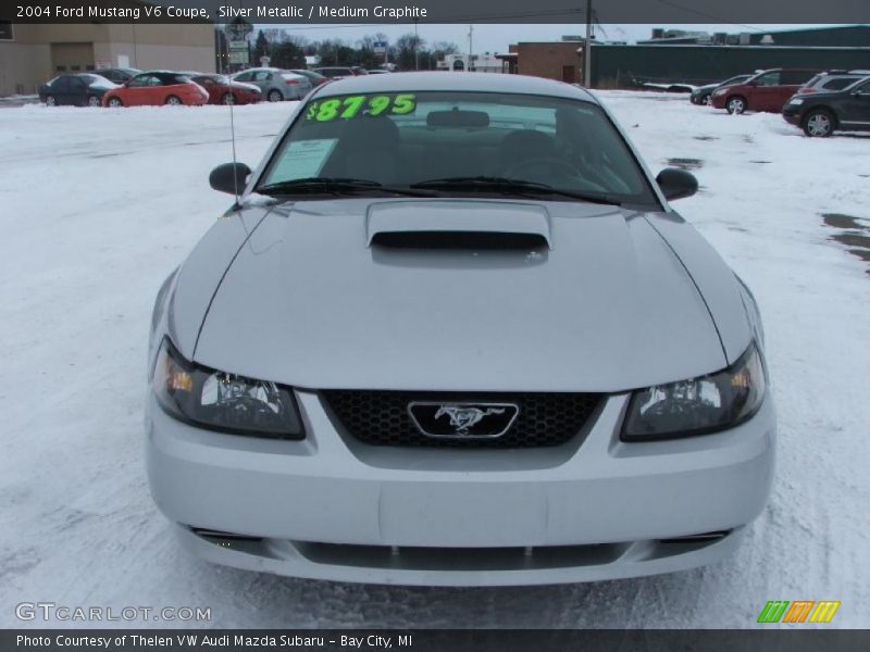 Silver Metallic / Medium Graphite 2004 Ford Mustang V6 Coupe