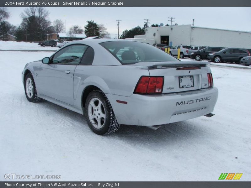Silver Metallic / Medium Graphite 2004 Ford Mustang V6 Coupe