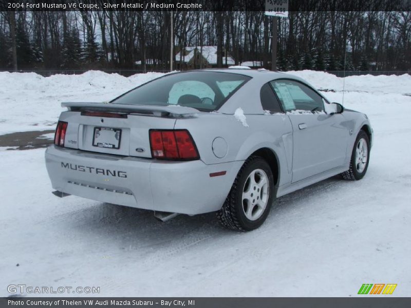 Silver Metallic / Medium Graphite 2004 Ford Mustang V6 Coupe