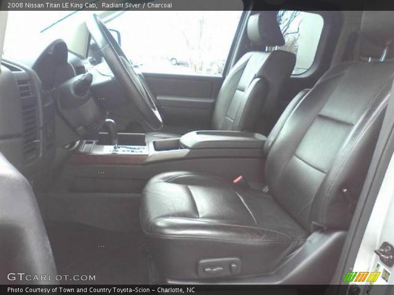 Radiant Silver / Charcoal 2008 Nissan Titan LE King Cab