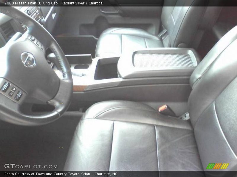 Radiant Silver / Charcoal 2008 Nissan Titan LE King Cab
