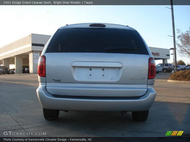 Bright Silver Metallic / Taupe 2001 Dodge Grand Caravan Sport